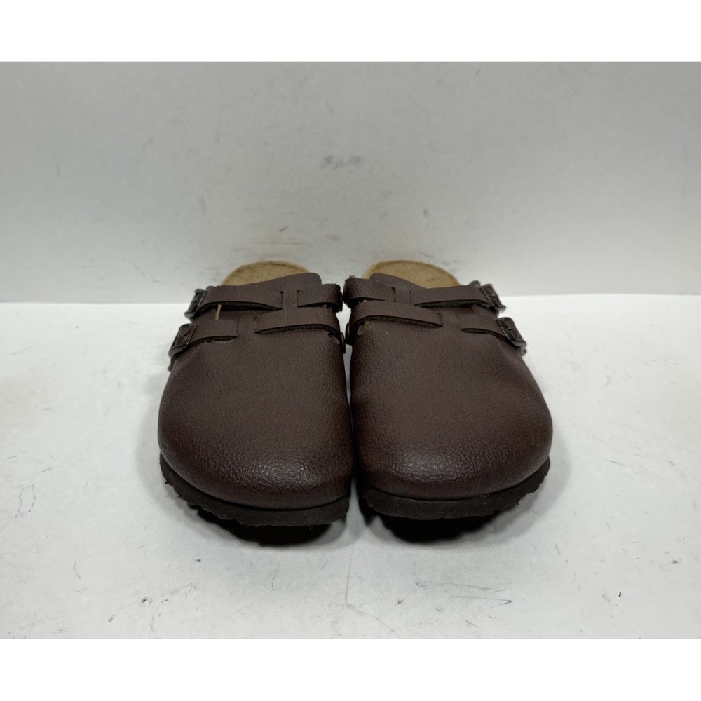Birki's by Birkenstock Camden Mules Clog Slip On Leather Brown Women's Size 8 N - Picture 2 of 7